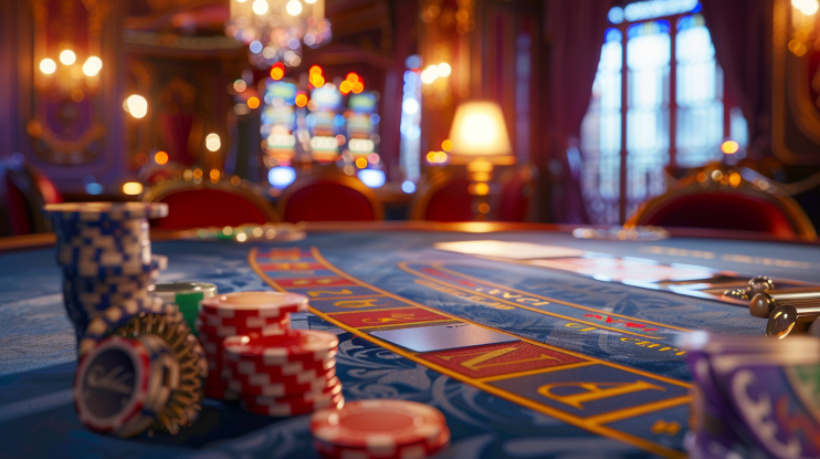 Live Baccarat Table